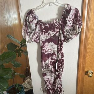 Boho floral dress